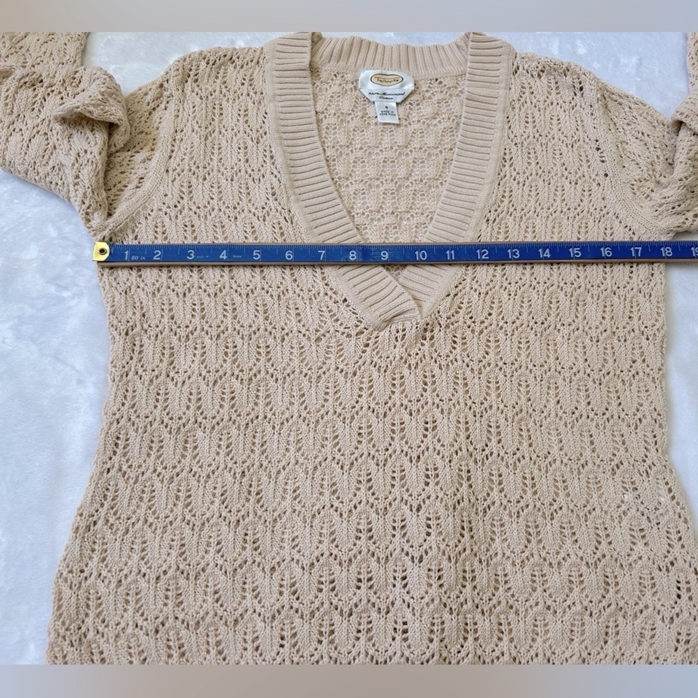 Talbots Open Knit Sweater - Picture 4 of 6